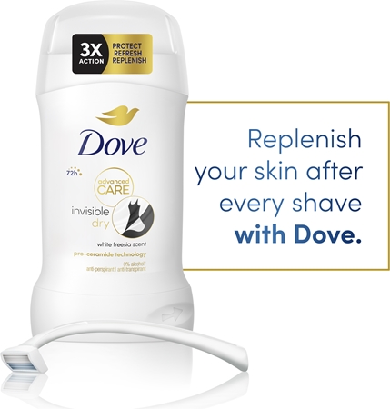 Dove Advanced Care Invisible Dry anti-transpirant solide