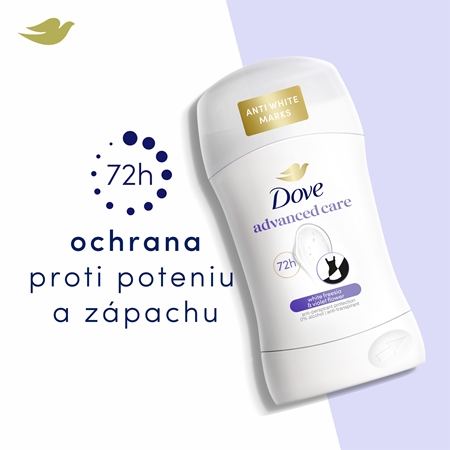 Dove Advanced Care Invisible Dry tuhý antiperspitant