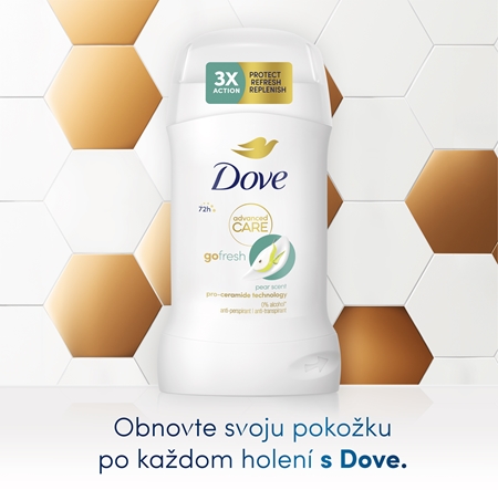 Dove Advanced Care Pear & Aloe Vera tuhý antiperspitant