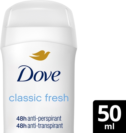 Dove Classic Fresh твердий антиперспірант