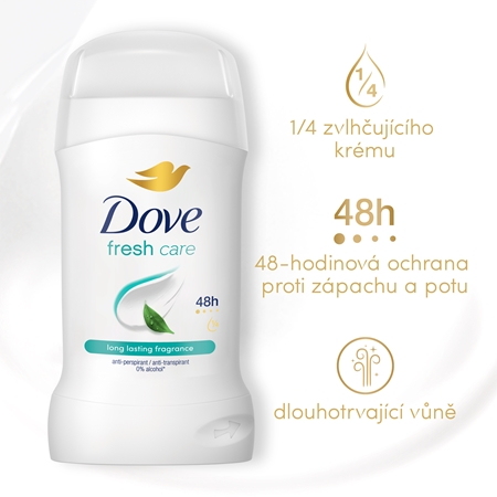 Dove Fresh Care tuhý antiperspirant