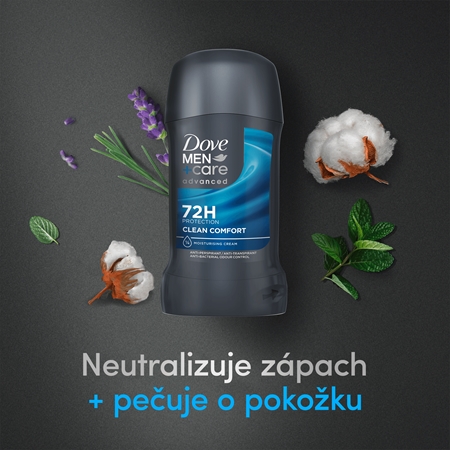 Dove Men+Care Clean Comfort tuhý antiperspirant