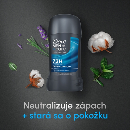 Dove Men+Care Clean Comfort tuhý antiperspitant