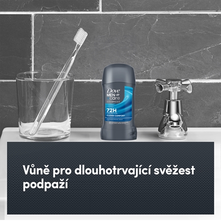 Dove Men+Care Clean Comfort tuhý antiperspirant
