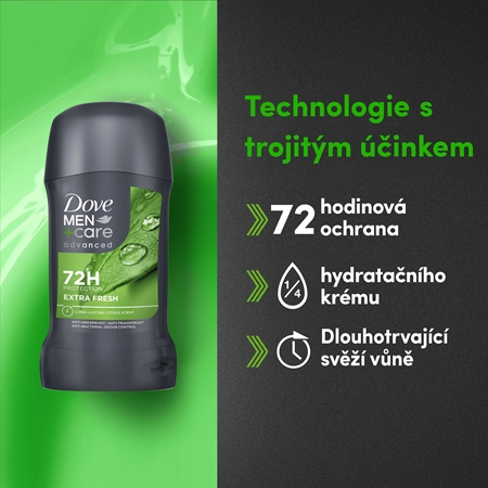 Dove Men+Care Extra Fresh tuhý antiperspirant