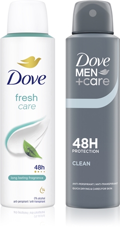 Dove Fresh Care anti-transpirant spray