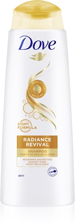 Dove Nutritive Solutions Radiance Revival σαμπουάν λάμψη για ξηρά και εύθρασατα μαλλιά