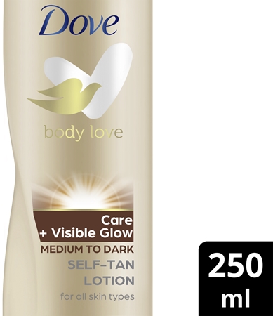 Dove Body Love lait auto-bronzant corps