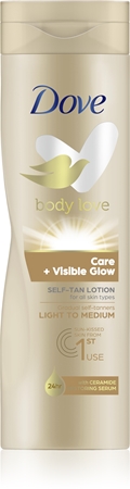 Dove Care & Visible Glow Selbstbräuner-Milch