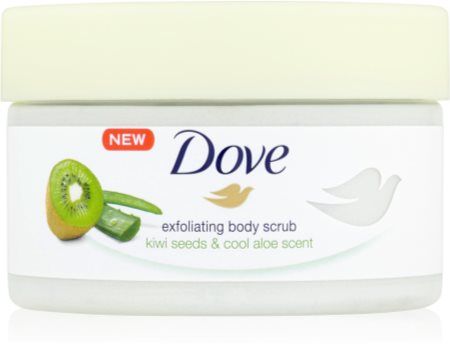 Dove Exfoliating Body Scrub Kiwi Seeds & Cool Aloe Pehmentävä Vartalokuorinta