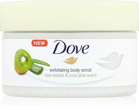 Dove Exfoliating Body Scrub Kiwi Seeds & Cool Aloe απαλυντική απολέπιση για το σώμα