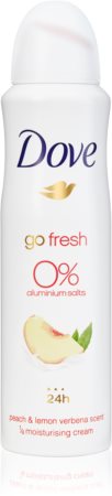 Dove Go Fresh Peach & Lemon Verbena Deodorant Spray fara continut de aluminiu