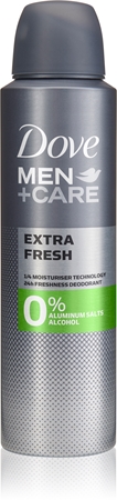 Dove Men+Care Extra Fresh déodorant sans alcool et sans aluminium 24h
