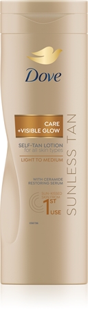 Dove Sunless Tan samoopalovacie mlieko