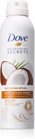Dove Nourishing Secrets Restoring Ritual lait corporel en spray