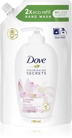 Dove Nourishing Secrets Glowing Ritual tekoče milo za roke nadomestno polnilo