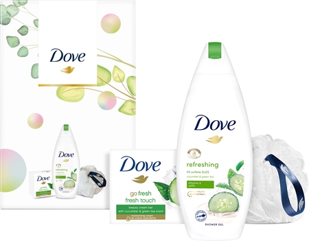 Dove Go Fresh Cucumber & Green Tea set cadou (in dus)