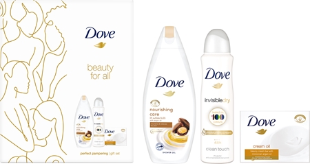 Dove Beauty for all coffret cadeau (pour peaux sèches)