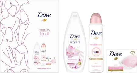 Dove Beauty for all set cadou (pentru piele neteda si delicata)