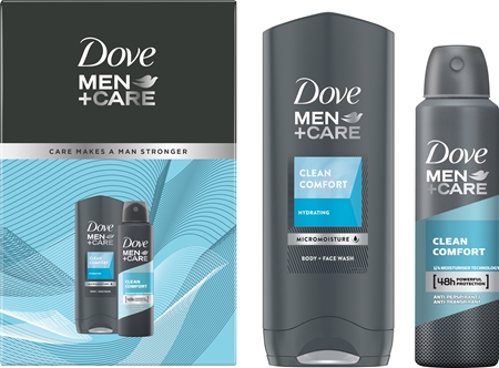 Dove Men+Care Presentförpackning (för ansikte och kropp)