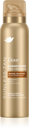 Dove Sunless Tan espuma autobronceadora