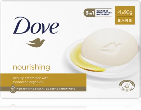 Dove Cream Oil tuhé mýdlo s arganovým olejem