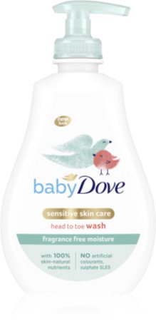 Dove Baby Sensitive Moisture Tvätt-gel för kropp och hår
