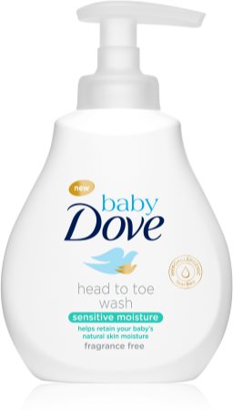 Dove Baby Sensitive Moisture gel detergente per corpo e capelli