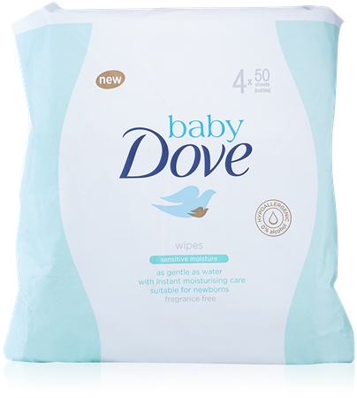 Dove Baby Sensitive Moisture lingettes douces pour bébé