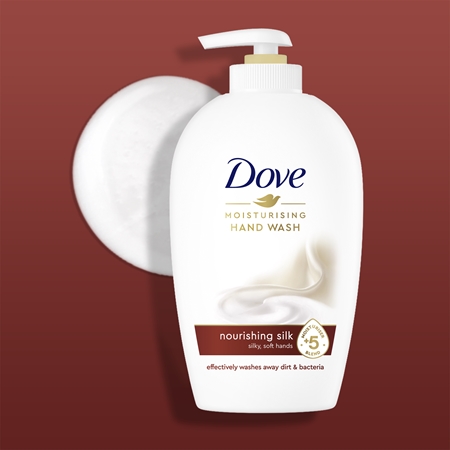 Dove Silk Flydende sæbe Med pumpe