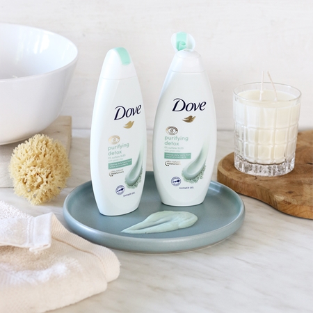 Dove Purifying Detox Green Clay gel de douche nettoyant