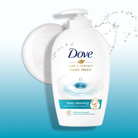 Dove Care & Protect Liquid Soap with pump