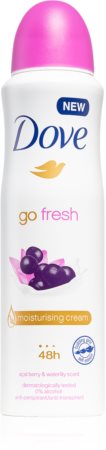 Dove Go Fresh Acai Berry & Waterlily antiperspirant u spreju bez alkohola