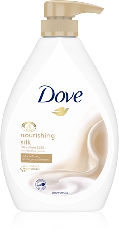 Dove Nourishing Silk Voedende Douchegel met Pompje