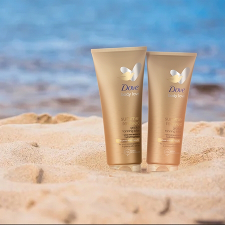 Dove Sunless Tan samoopalovací tělové mléko
