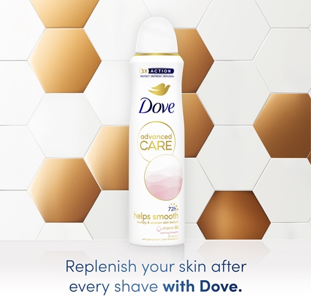 Dove Advanced Care Helps Smooth Antitranspirant-Spray 72h