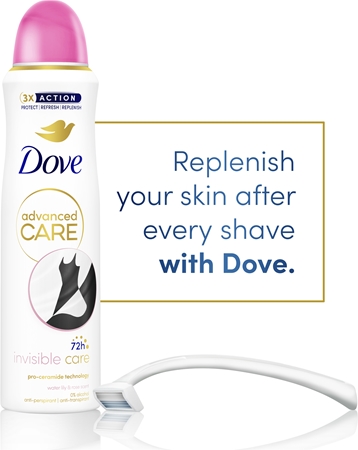 Dove Advanced Care Invisible Care antitraspirante spray 72 ore