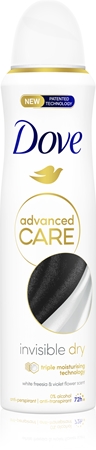 dove invisible dry white freesia & violet antyperspirant w sprayu 150 ml     