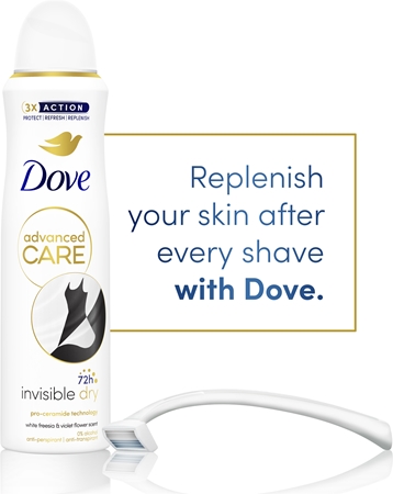 Dove Advanced Care Antiperspirant antiperspirant spray 72h