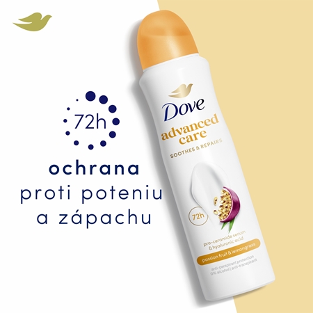 Dove Advanced Care Go Fresh Passion Fruit & Lemongrass Scent antiperspirant sprej