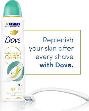 Dove Advanced Care Antiperspirant antitraspirante spray 72 ore