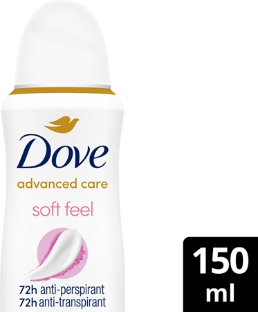 Dove Advanced Care Soft Feel antiperspirant v pršilu
