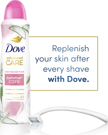 Dove Advanced Care Summer Care antiperspirant u spreju 72h