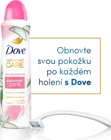 Dove Advanced Care Summer Care antiperspirant ve spreji 72h
