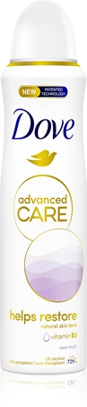 Dove Advanced Care Helps Restore antiperspirant brez alkohola