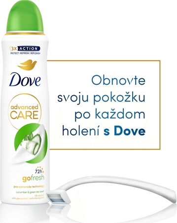 Dove Advanced Care Go Fresh Cucumber & Green Tea deodorant sprej