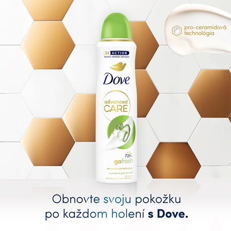 Dove Advanced Care Go Fresh Cucumber & Green Tea deodorant sprej