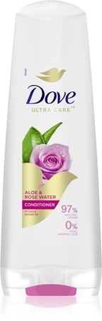 Dove Aloe & Rose Water condicionador para hidratação e brilho