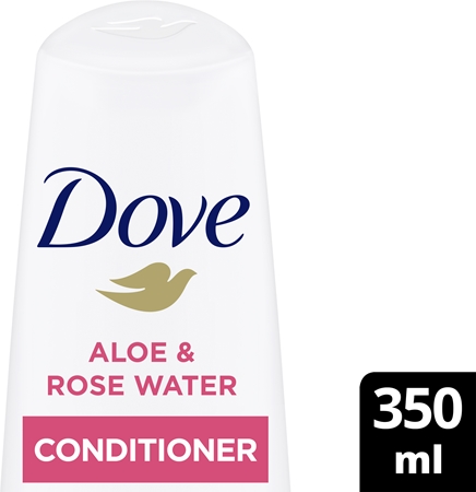 Dove Aloe & Rose Water condicionador para hidratação e brilho