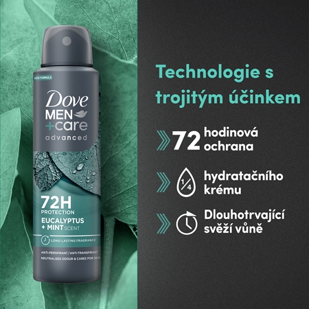 Dove Men+Care Advanced Eucalyptus antiperspirant sprej